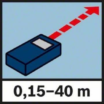 BOSCH GLM40 LASER DISTANCE MEASURE 40  0601072900 METRE RANGE BRAND NEW