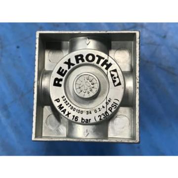 LOT France Italy OF 5 NEW REXROTH 5352700100 4-WAY PRESSURE VALVE REGLATOR REG 1/8BSP