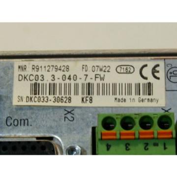 Rexroth Egypt Russia Indramat DKC03.3-040-7-FW Eco-Drive Frequenzumrichter Serien Nr. DKC033-