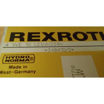 Rexroth Greece Canada Directional Control Valve 4-WE-10-L21/AG24N_4WE10L21AG24N_348410/2 F26