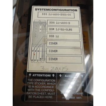 Indramat USA Canada Digital Drive Controller, # DDS2.1-W050-D, Used, WARRANTY