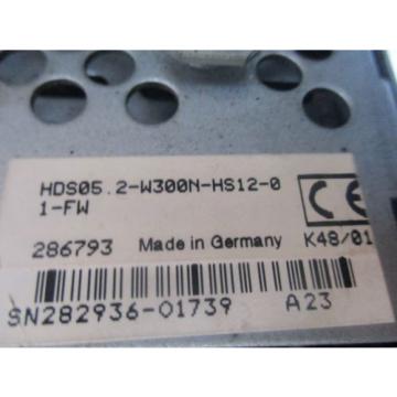 REXROTH Germany Mexico AC CONTROLLER HDS05.2-W300N-HS12-01-FW