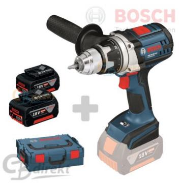 BOSCH BATERÍA ATORNILLADOR GSR 18 VE-2 LI + 2 BATERÍAS 4,0 AH + L-BOXX