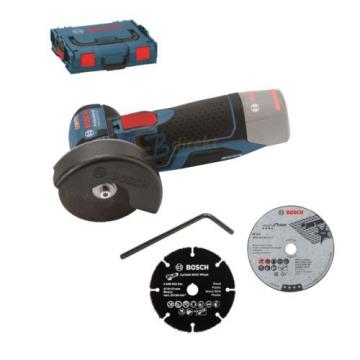 BOSCH CORDLESS ANGLE GRINDER GWS 10,8-76 V-EC / 12V-76 INCL. L-BOXX 06019F2003