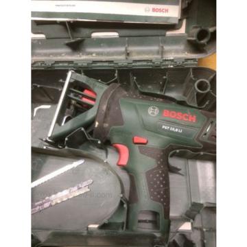 Bosch PST 10.8 Li Bare Unit With Case And Spare Blades. Jigsaw.