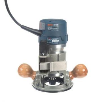 Bosch 12 Amp Corded 3-1/2 in. Variable Plunge and Fixed Base Router Kit w Case