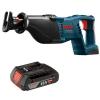 BOSCH CRS180B-RT 18 Volt Li-Ion Cordless Reciprocating Saw &amp; 18V BAT612 Battery