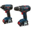 Bosch CLPK232-181 18V 2-Tool Combo Kit (1/2” Compact Tough Drill/Driver &amp; Impa