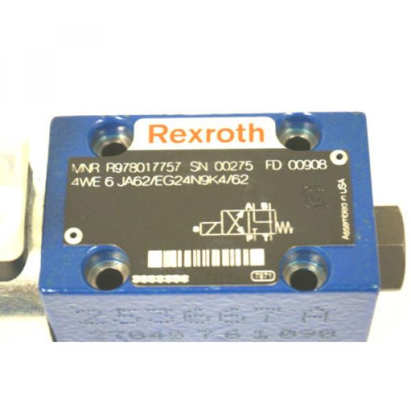 NEW Greece Egypt REXROTH R978017757 CONTROL VALVE 4WE 6 JA62/EG24N9K4/62 #4 image