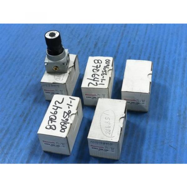 LOT France Italy OF 5 NEW REXROTH 5352700100 4-WAY PRESSURE VALVE REGLATOR REG 1/8BSP #1 image