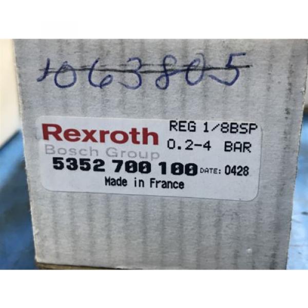 LOT France Italy OF 5 NEW REXROTH 5352700100 4-WAY PRESSURE VALVE REGLATOR REG 1/8BSP #2 image