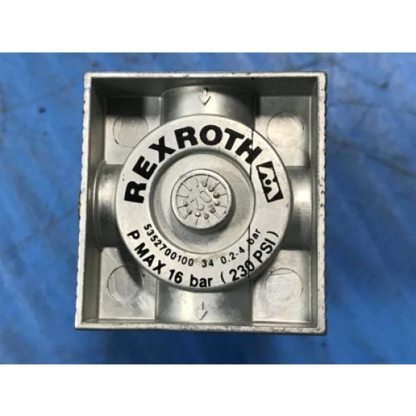 LOT France Italy OF 5 NEW REXROTH 5352700100 4-WAY PRESSURE VALVE REGLATOR REG 1/8BSP #4 image