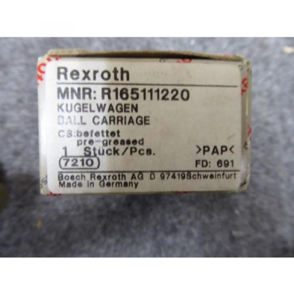 NEW Korea Italy REXROTH LINEAR BEARING # R165111220 #2 image