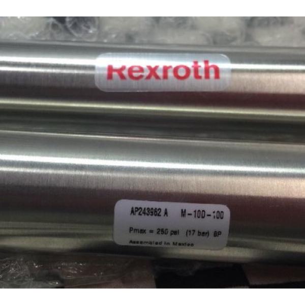 Lot Egypt Japan Of 2 Rexroth Cylinder Rod 10&#034; AP243962A, M-10D-100, Shipsameday RACK E #E13A #3 image