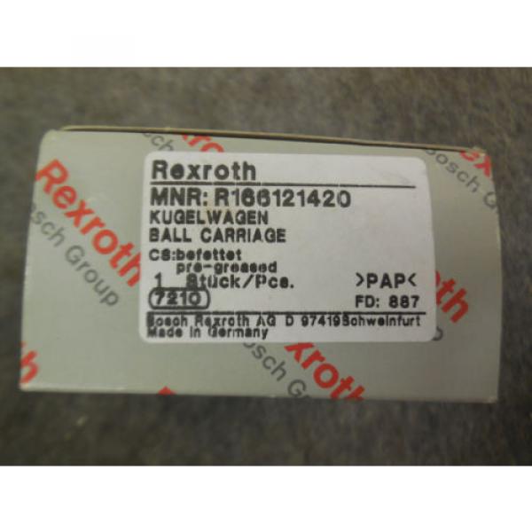 NEW Canada France REXROTH LINEAR BEARING # R166121420 #2 image