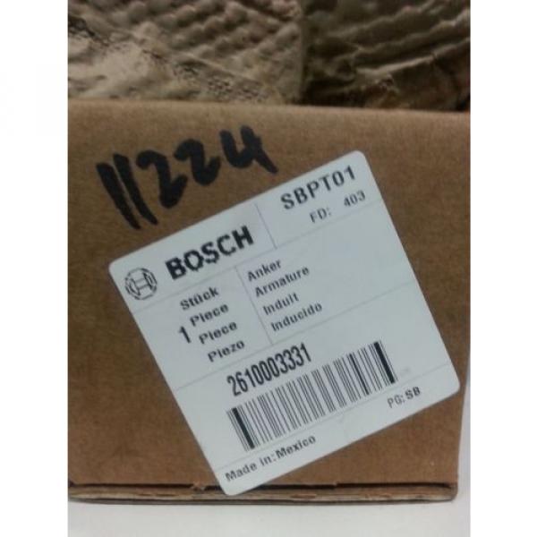 Bosch Hammer Drill Armature 11224VSR 11228VSR GBH2SR Prt # 1614010112 2610003331 #5 image