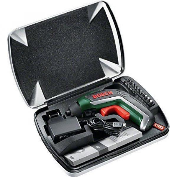 BOSCH IXO Cordless Screwdriver +10 Screwdriver Bits + METAL CASE BUNDLE . NEW #1 image