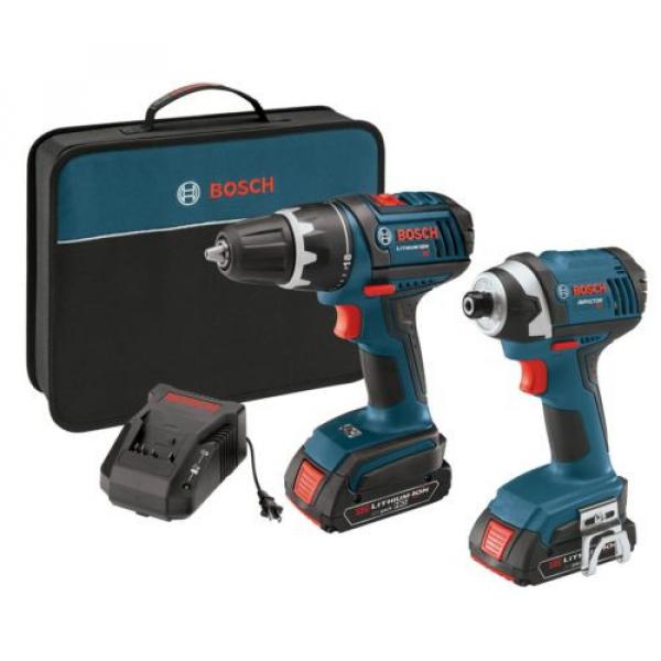 Bosch CLPK234-181 18-Volt Lithium-Ion 2-Tool Combo Kit with 1/2-Inch Compact ... #1 image