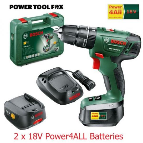 new - Bosch PSB 1800 Li-2 CORDLESS COMBI DRILL 06039A3371 3165140761710 #1 image