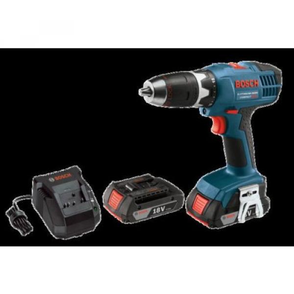 BOSCH DDBB180-02 18 Volt 1/2&#034; Cordless Lithium Ion Compact Drill Driver Kit #1 image