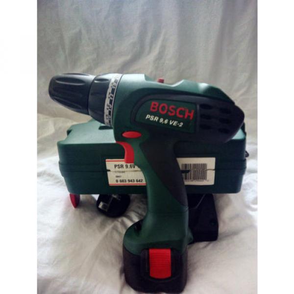 Bosch Cordless Drill Psr 9,6 Ve-2 9.6v  Battery Charger #2 image