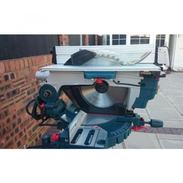 Bosch GTM12JL (With Stand) 305mm Combination Saw 110v With GTA2600 Work Bench #3 image