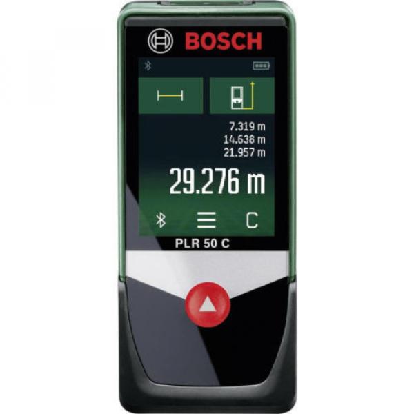 BOSCH PLR 50 C distanziometro Laser Misuratore distanza Manometro max 50 m NUOVO #1 image