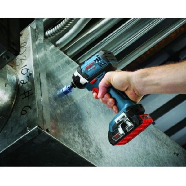 18 Volt Lithium-Ion Cordless 1/2 in. Drill/Driver Impact Driver Combo Kit #4 image