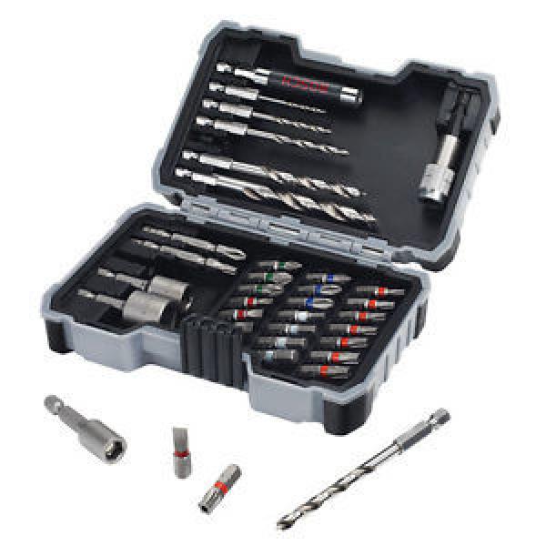 SET KIT BIT INSERTI + BUSSOLE + PUNTE PROFESSIONALI 35PZ BOSCH A LEGNO #1 image