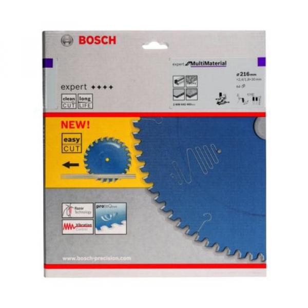 Bosch 2608642493 216 x 30 x 2.4/1.8 mm 64T TGC Negative Expert Sawing #2 image
